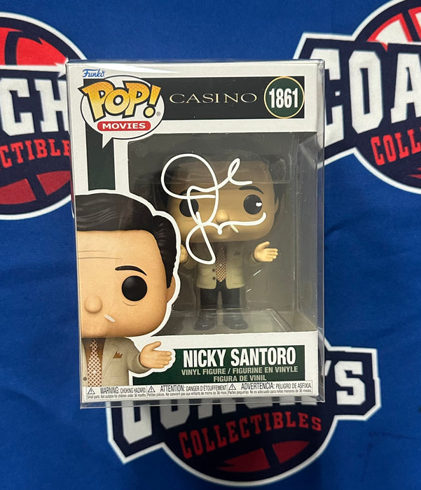 Joe Pesci Autographed Funko Pop #1505 Casino Nicky Santoro (Beckett)