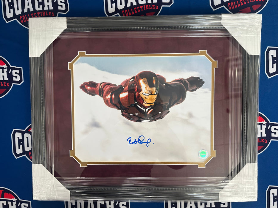 FRAMED Robert Downey Jr Autographed Marvel Iron Man 11x14 Photo (SWAU)