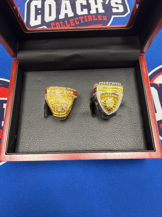 Florida Panthers 2pc Replica Stanley Cup Ring with Display Box