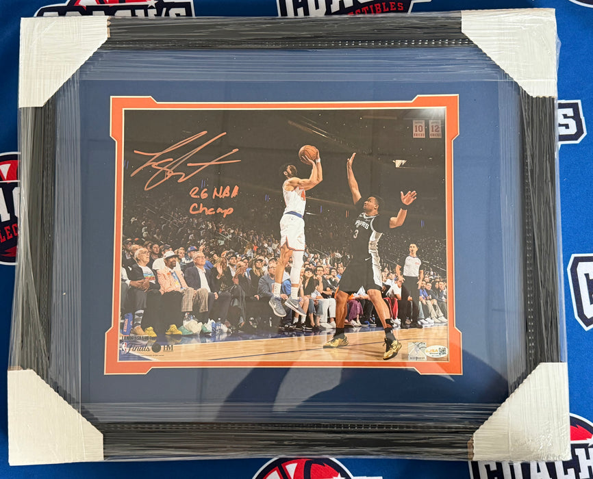 FRAMED Landry Shamet Autographed 11x14 Photo w/ 26 NBA Champ (JSA)