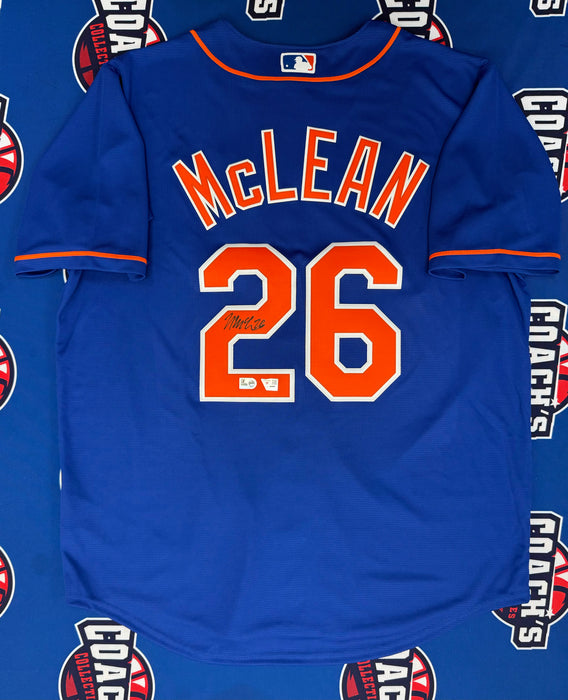 Nolan McLean Autographed NY Mets Nike Replica Jersey XL (Fanatics/MLB)