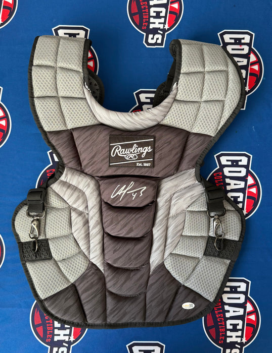 Francisco Alvarez Autographed Full Size Authentic Adult Rawlings Catchers Chest Protector (JSA)