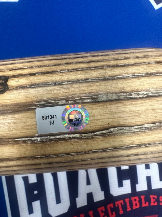 David Wright Autographed GAME USED & BROKEN Bat from 2012 Season w/ Inscr (MLB/Beckett)