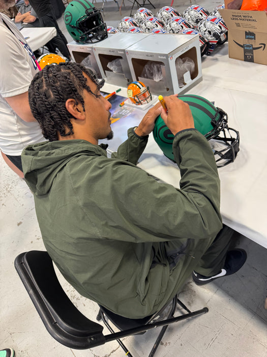 Jordan Love Autographed Full Size Green Bay Packers Rave Alternate Speed Authentic Helmet (Beckett)