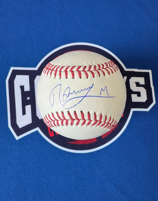 Ronny Mauricio Autographed OML Baseball (JSA)
