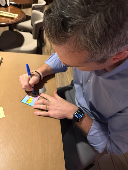 Steve Gelbs Autographed Custom Simpsons SNY Trading Card (GTP)