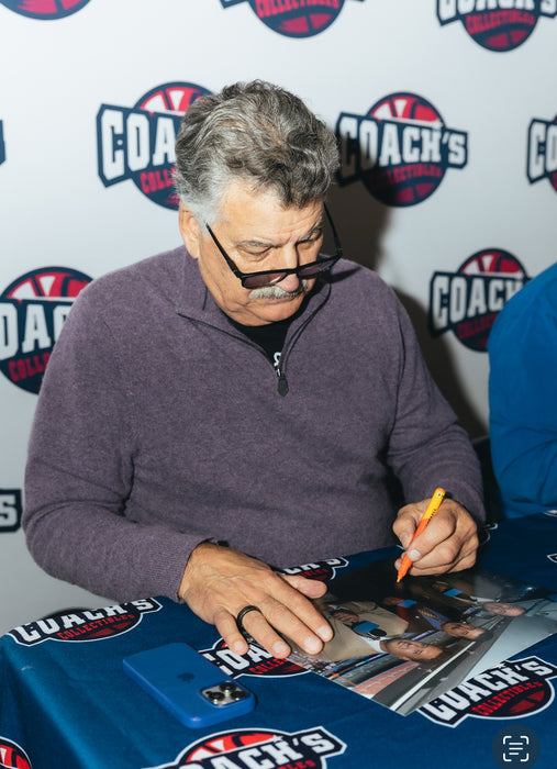 Keith Hernandez, Gary Cohen & Ron Darling Autographed 11x14 Photo (Beckett)