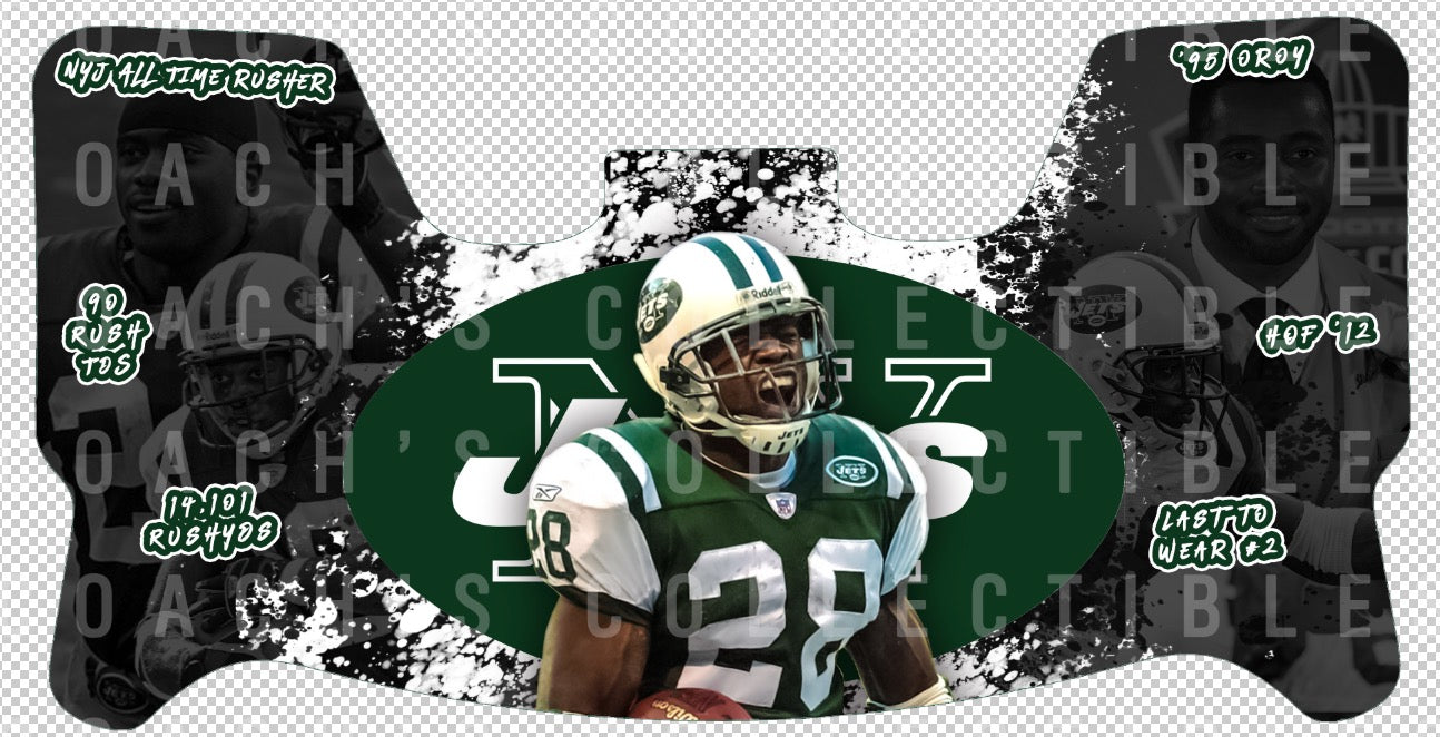 Curtis Martin Custom Visor for Any Full Size Riddell Helmet (Universal Fit)