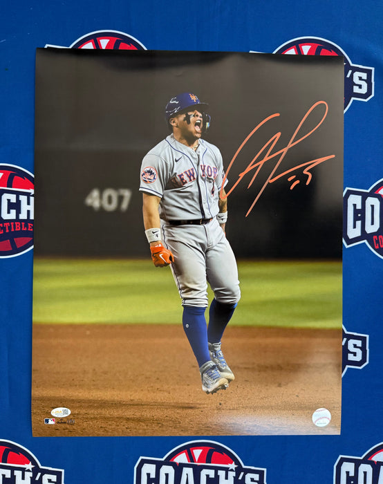 Francisco Alvarez Autographed 16x20 HR Celebration Photo (JSA)