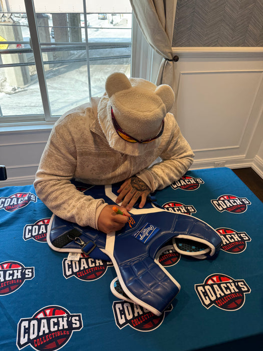 Francisco Alvarez Autographed Full Size Authentic Adult Rawlings Catchers Chest Protector (JSA)