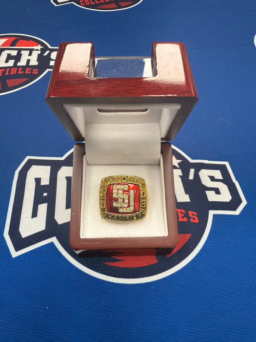 Syracuse Orange REPLICA 2003 College Basketball National Championship Ring w/ Display Box