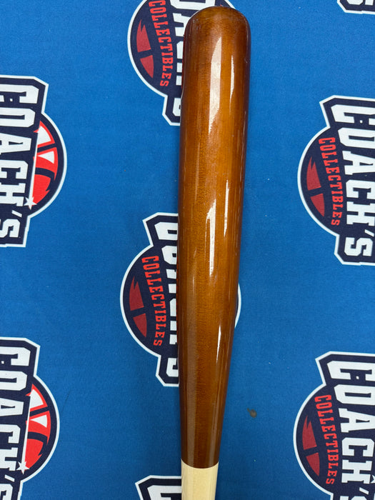 Ronny Mauricio Autographed GAME USED Bat from 2025 Season w/ Inscr (JSA)