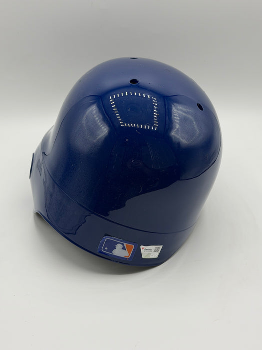 Mike Piazza Autographed NY Mets Full Size Rawlings Authentic Blue Helmet w/ Last to Wear 31 (Fanatics)