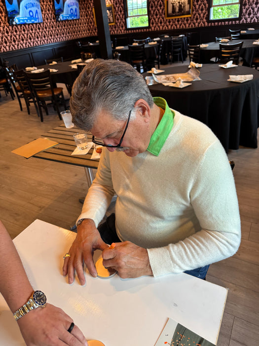 Keith Hernandez Autographed 6" Silver Mini Broadcaster Microphone (JSA)