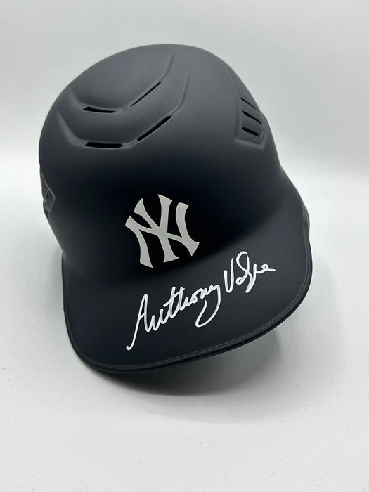 Anthony Volpe Autographed Matte Finish NY Yankees Authentic Cool Flo Batting Helmet (Fanatics)