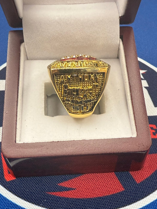 Syracuse Orange REPLICA 2003 College Basketball National Championship Ring w/ Display Box