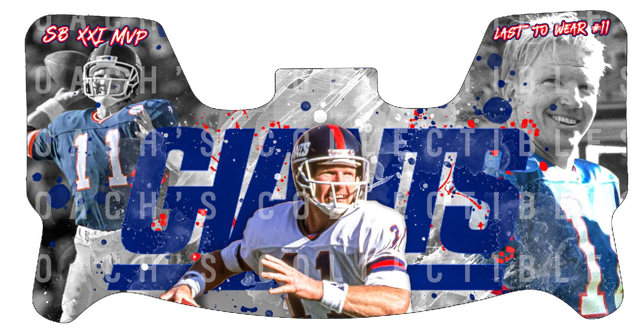 Phil Simms Custom Visor for Any Full Size Riddell Helmet (Universal Fit)