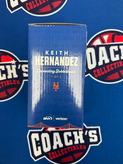 Keith Hernandez Autographed NY Mets GKR Connecting SGA Bobblehead (JSA)