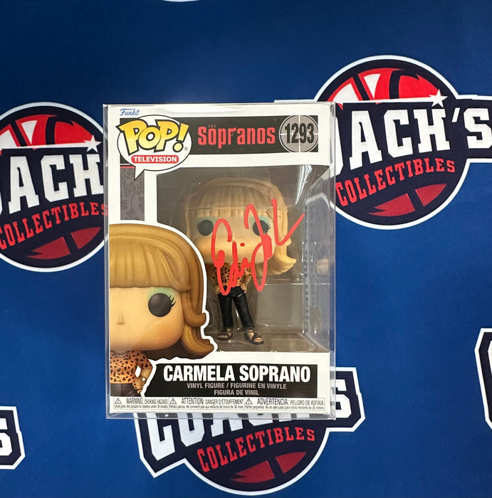Edie Falco Autographed "Carmela Soprano" Sopranos Funko Pop #1293 (Beckett)