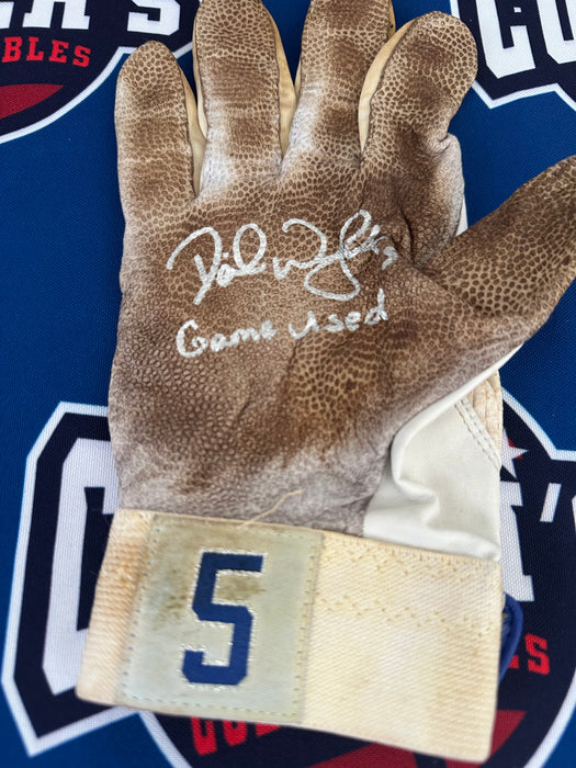 GAME USED David Wright Autographed PAIR of Nike Batting Gloves w/ Game Used Inscription (Beckett)