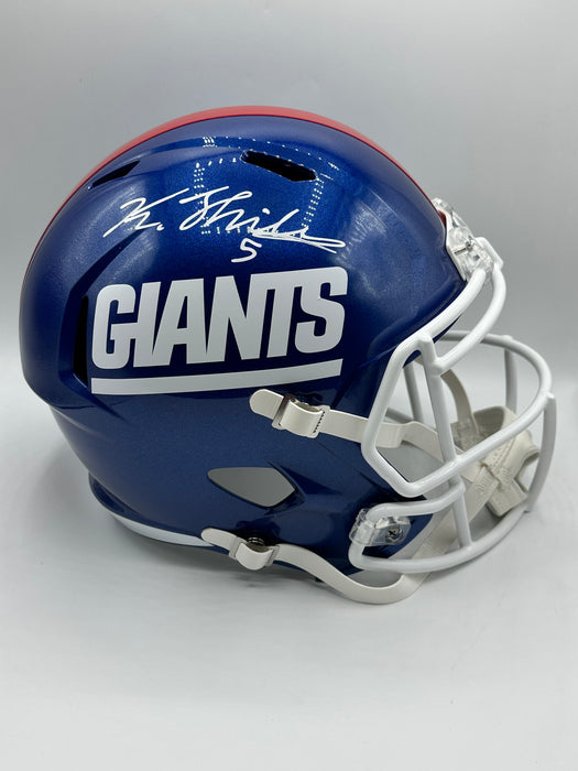 Kayvon Thibodeaux NY Giants Full Size Color Rush Speed Replica Helmet (Beckett)
