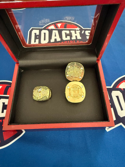 Tampa Bay Buccaneers 2pc Replica Super Bowl Rin Set with Display Box