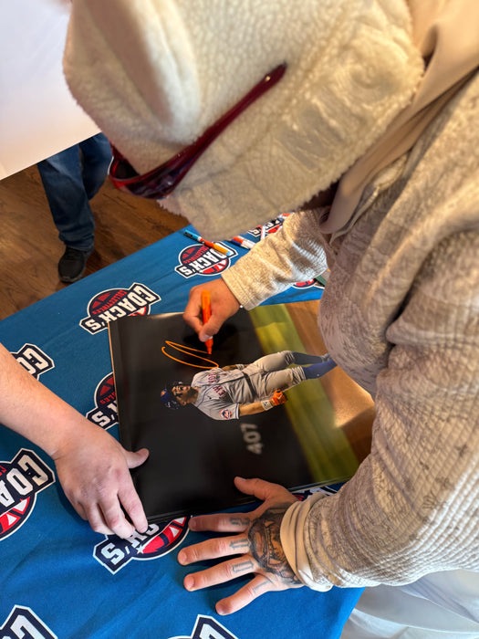 Francisco Alvarez Autographed 16x20 HR Celebration Photo (JSA)