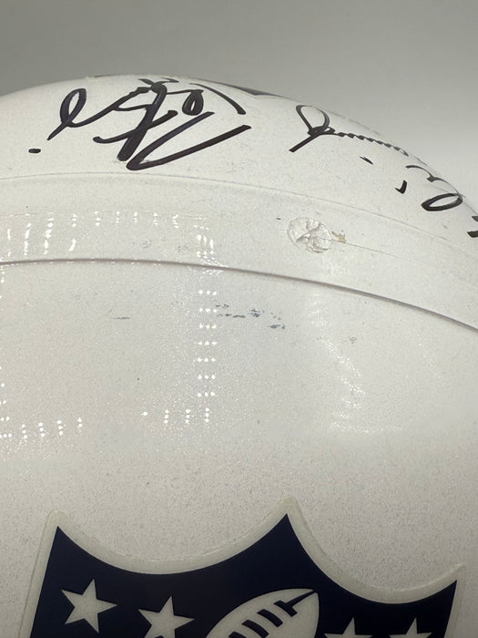 Peyton, Archie & Eli Manning Family Autographed Full Size NFL Shield Replica vsr4 Helmet (Fanatics)