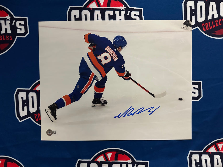 Noah Dobson Autographed NY Islanders 11x14 Photo (Beckett)