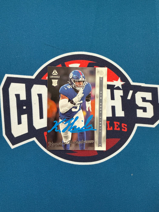 Kayvon Thibodeaux Autographed 2022 Panini Luminance Rookie Card (GTP)
