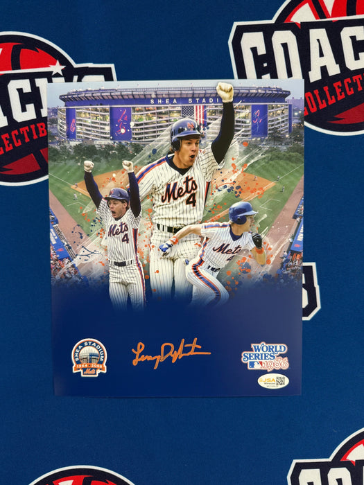 Lenny Dykstra Autographed 8x10 Custom Edit Photo (JSA)