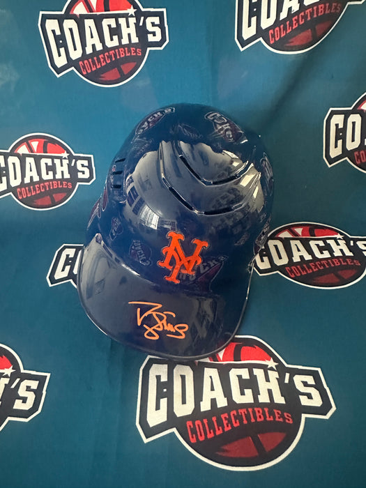 Darryl Strawberry Autographed NY Mets Authentic Cool Flo Batting Helmet (JSA)