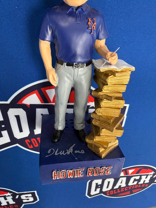 Howie Rose Autographed Talking Bobblehead w/ Put it in the books (JSA)
