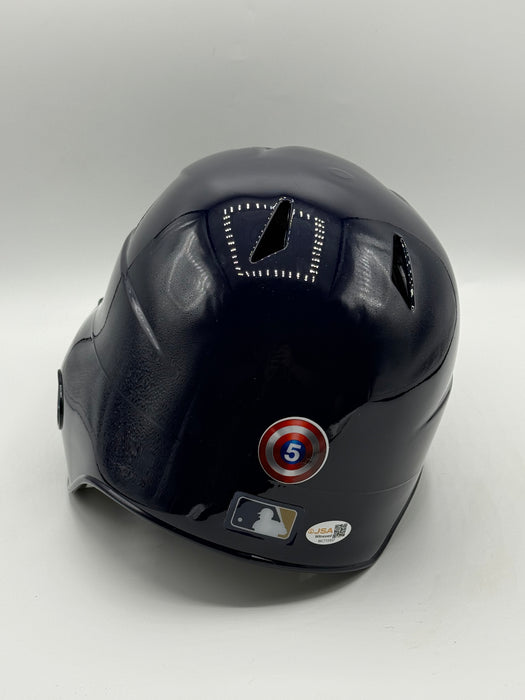 David Wright Autographed Full Size USA Baseball Authentic Batting Helmet w/ Captain America Inscription (JSA)