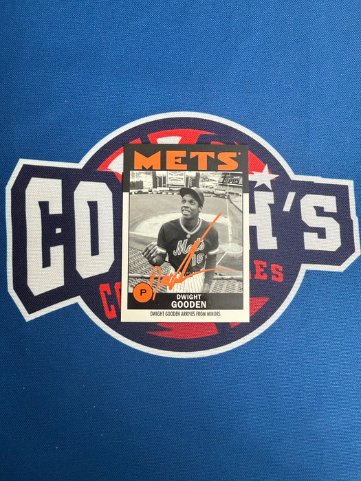 Dwight "Doc" Gooden Autographed 2021 Topps Once Upon a Time in Queens Special Set Card (GTP)