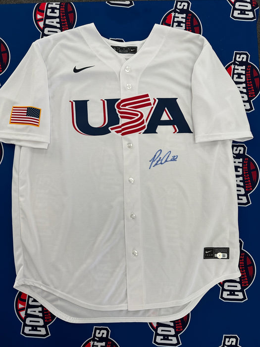 Pete Alonso Autographed 2023 World Baseball Classic USA Nike Jersey (Beckett)