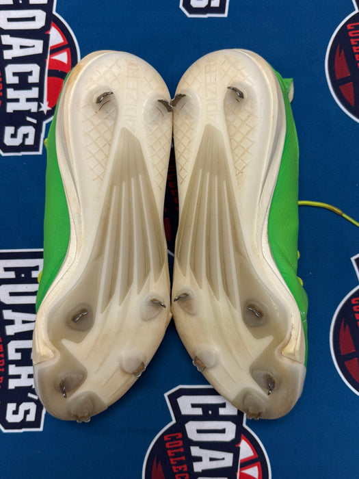 GAME USED Ronny Mauricio Autographed PAIR of Adidas Cleats w/ Game Used 2025 Inscription (JSA)