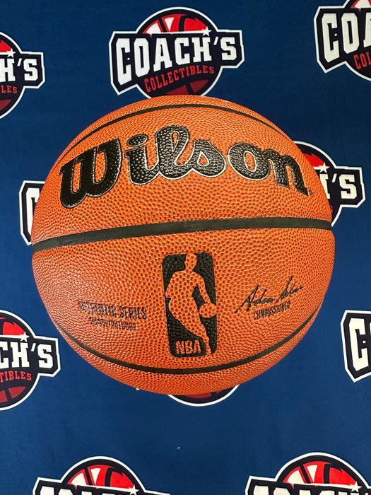 Earl Monroe Autographed Wilson Basketball (JSA)