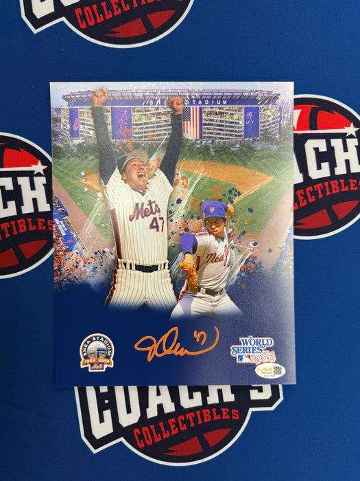 Jesse Orosco Autographed 8x10 Custom Edit Photo (JSA)