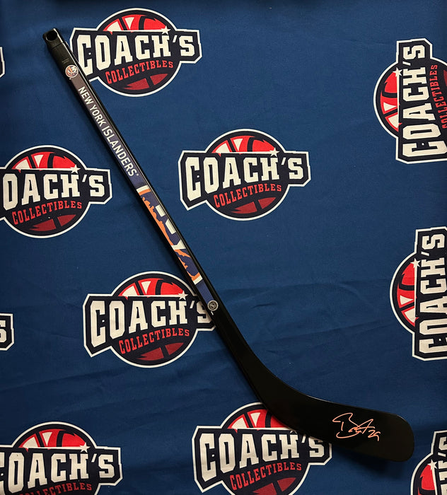 Brock Nelson Autographed NY Islanders Mini Hockey Stick (Fanatics)