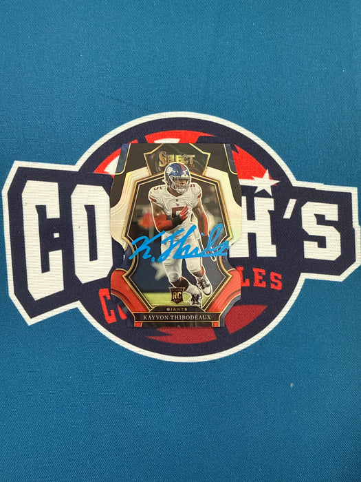 Kayvon Thibodeaux Autographed 2022 Panini Select Die Cut #175 Rookie Card (GTP)