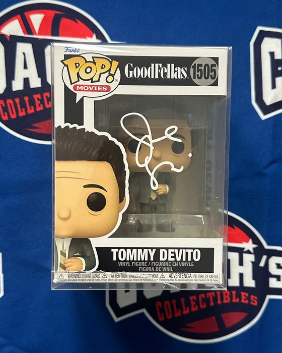 Joe Pesci Autographed Funko Pop #1505 Goodfellas Tommy Devito (Beckett)