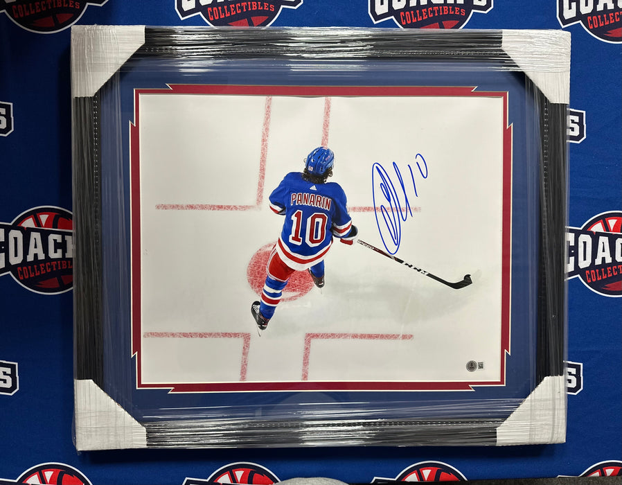 FRAMED Artemi Panarin Autographed 16x20 Photo (Beckett)