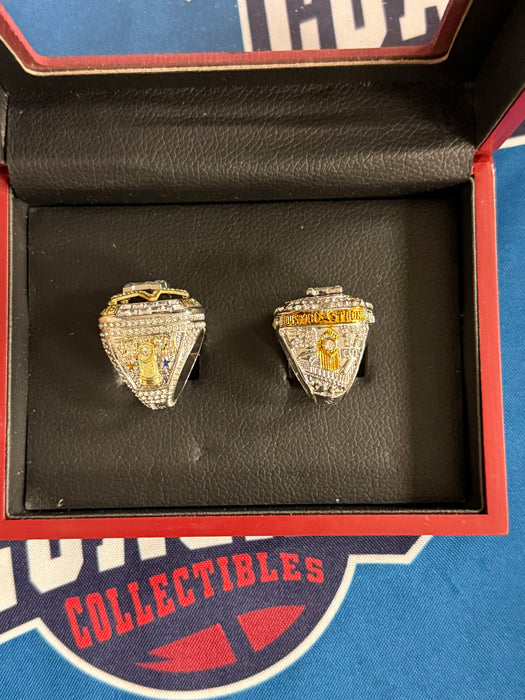 Houston Astros 2pc World Series Replica Ring Set w/ Display Box