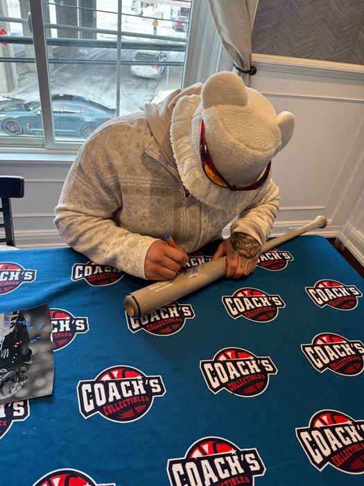 Francisco Alvarez Autographed Marucci Game Model Bat (JSA)