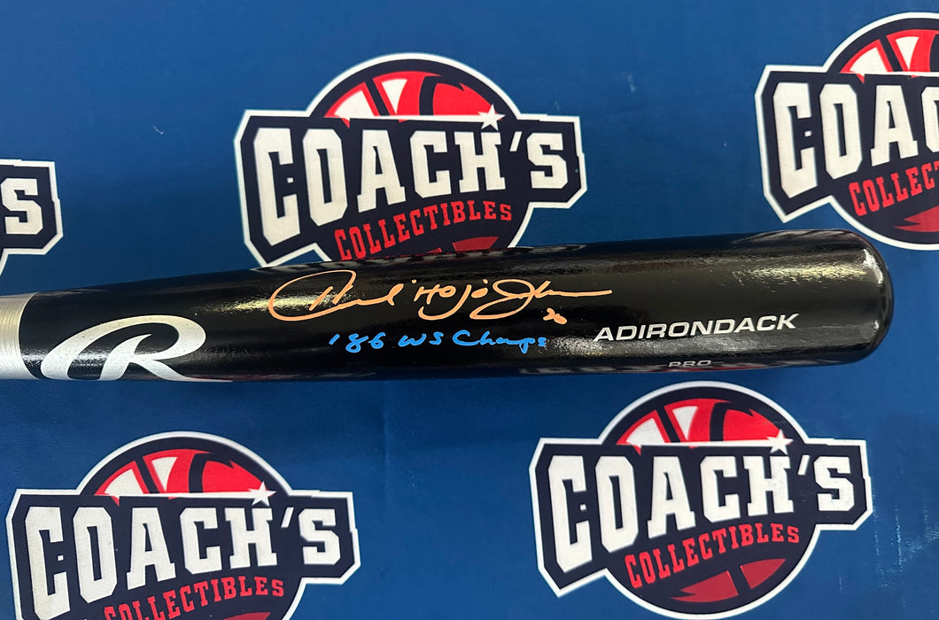 Howard “HoJo” Johnson Autographed Rawlings Pro Model Bat w/ 86 WS Champs Inscription (Beckett)