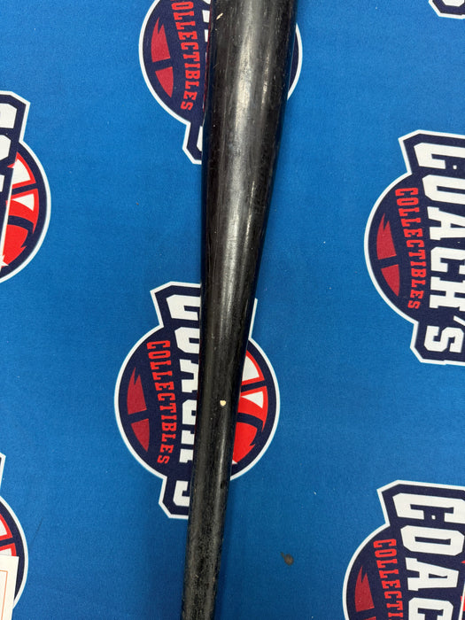 Ronny Mauricio Autographed GAME USED Bat from 2025 Season w/ Inscr (JSA)