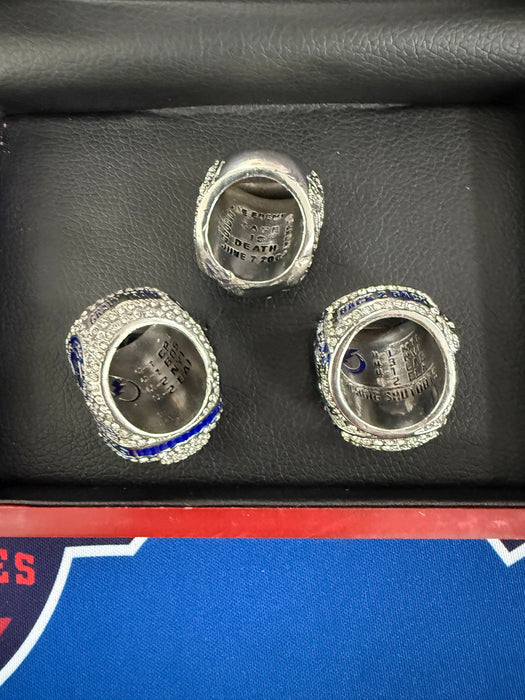 Tampa Bay Lightning 3pc Replica NHL Stanley Cup Ring Set w/ Display Box