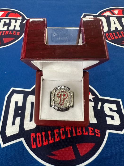 Philadelphia Phillies 2008 World Series Replica Ring with Display Box