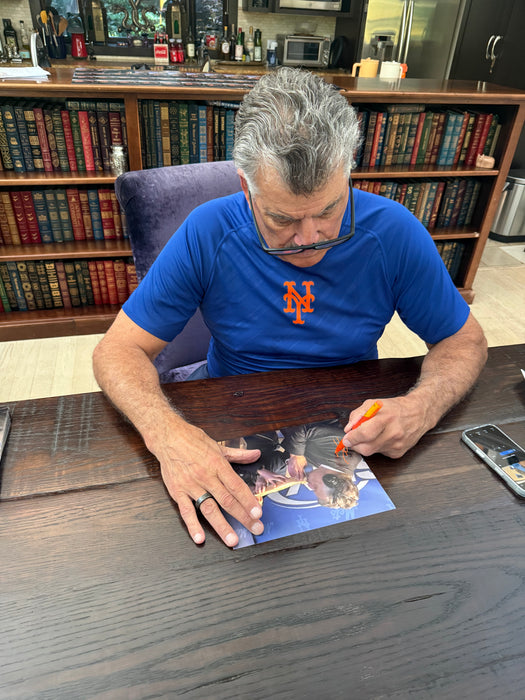 Keith Hernandez & Steve Gelbs DUAL Autographed “Lets Be Frank” 8x10 Photo w/ Inscription (JSA)